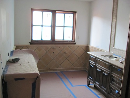 The master bath